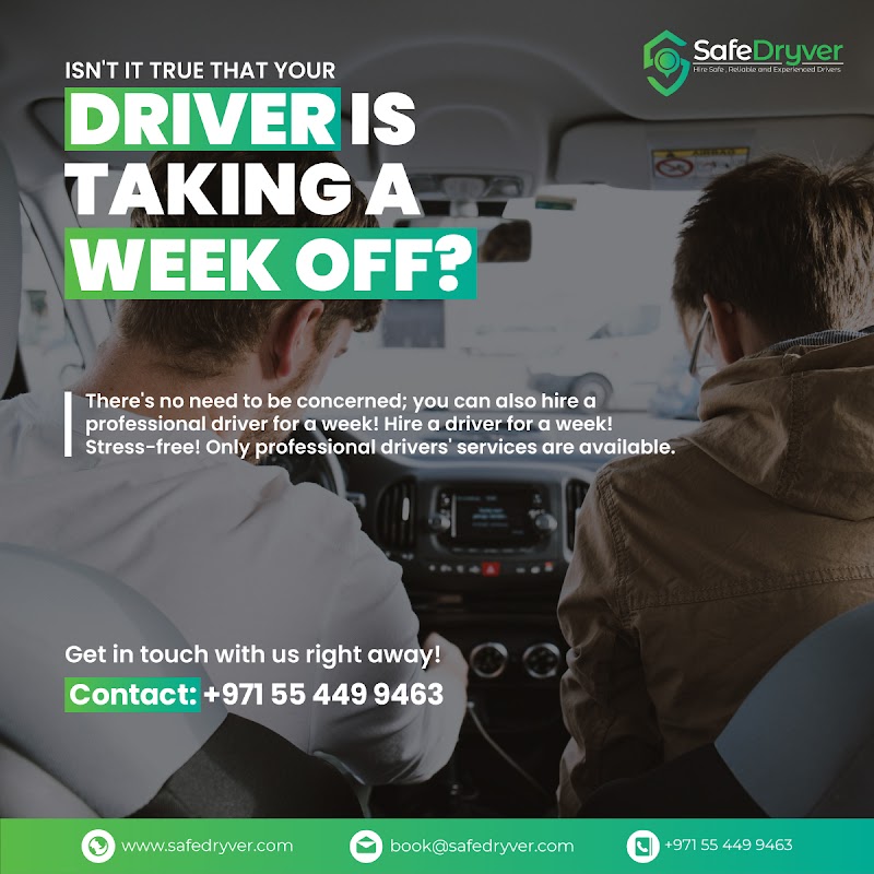 Personal Driver Services | Safe Driver Dubai