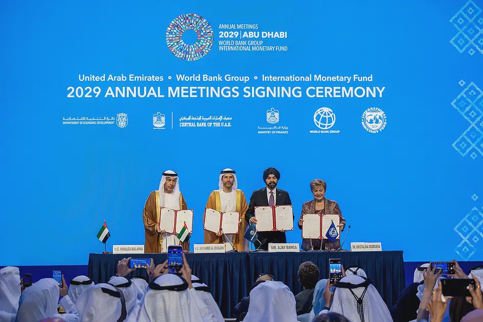 UAE to host IMF and World Bank annual meetings in 2029