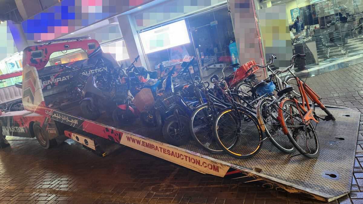 Dubai Police Seize 408 E-Scooters and Bikes in Naif Safety Crackdown