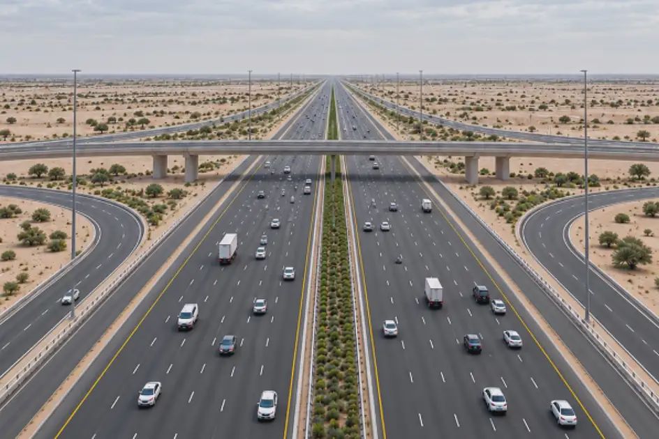 New E-911 Highway: UAE's Fourth Dubai-to-Ras Al Khaimah Route to Have Up to 16 Lanes